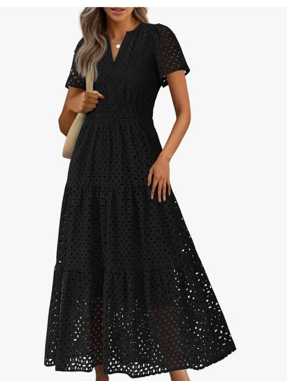 Amazon Pretty Garden Dress Size Small Black